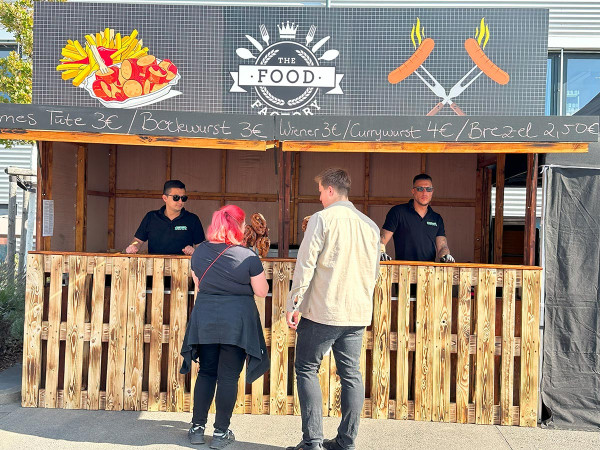 Mobiler Currywurst Stand
