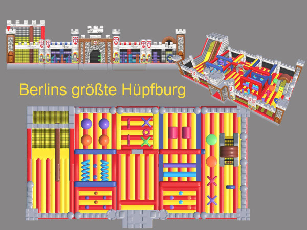 Riesen Ritterburg für Events