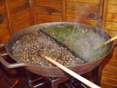 Weihnachtsmarkt Champignonpfanne 