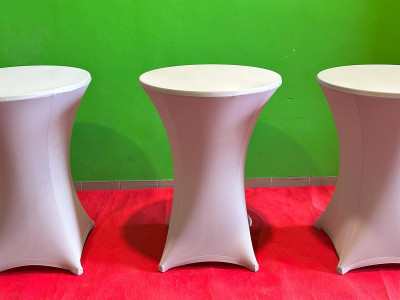 Stehtischhusse weiß (50)