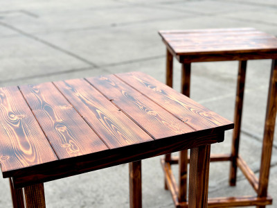 rustikalen Stehtisch mieten