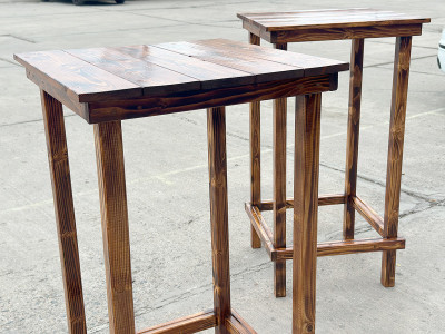 rustikalen Stehtisch mieten