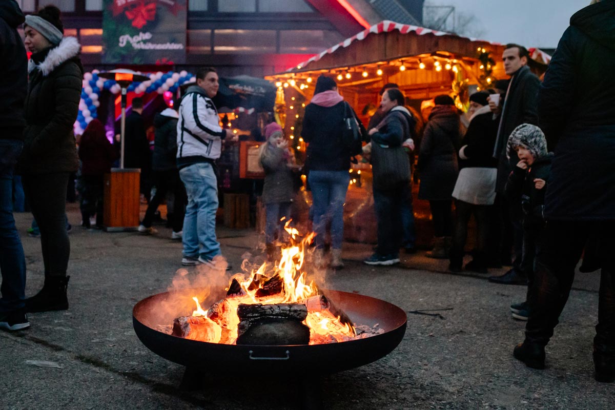 Weihnachtscatering in Hütten