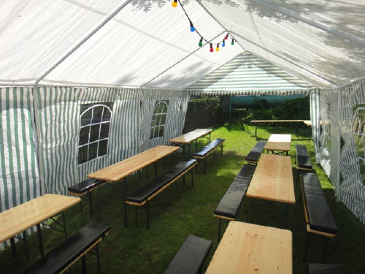 Partypavillon mieten 8m x 4m BERLIN Pavillon Verleih