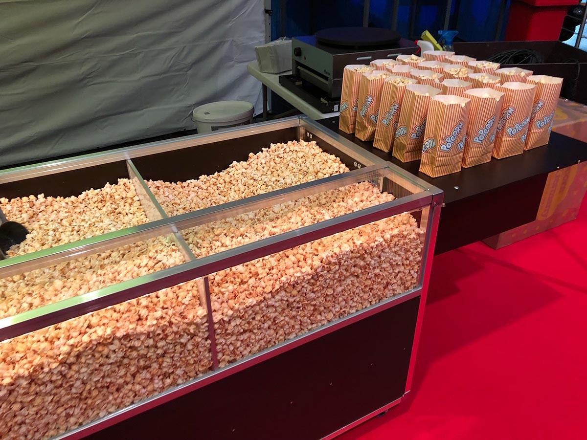 Popcornstand mieten | bis zu 1000 Portionen | Popcorn buchen