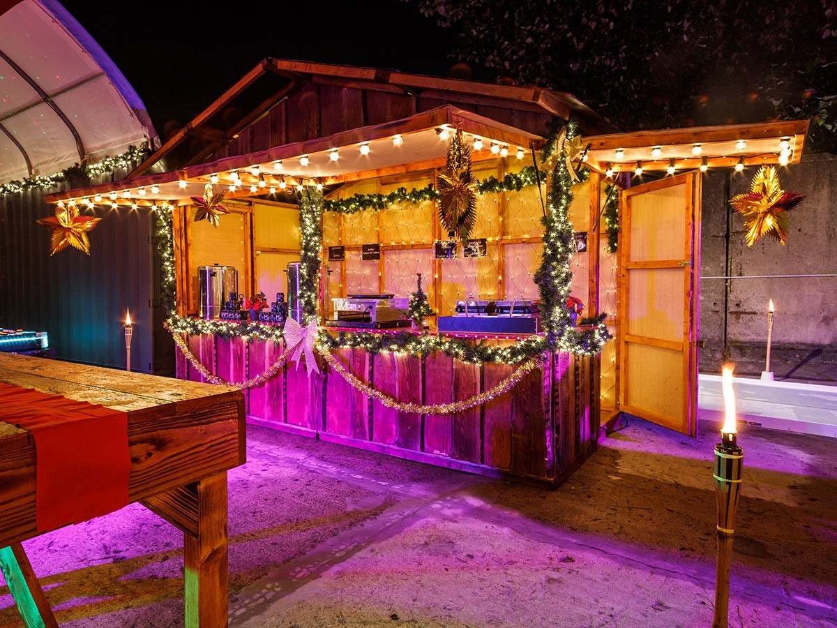 Weihnachtsfeier Hüttenzauber Berlin 60 150 Gäste